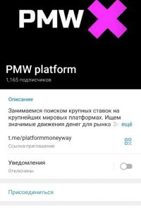 PMW platform