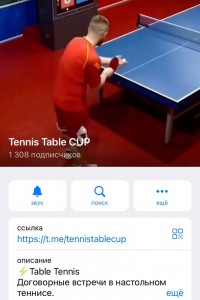 Tennis Table CUP